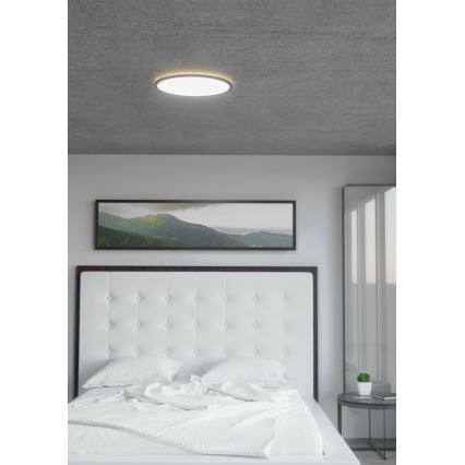 Eglo - LED RGBW Himmennettävä kattovalo LED/16,5W/230V musta ZigBee