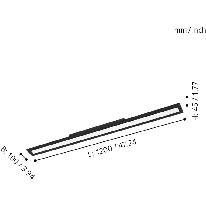 Eglo - LED Himmennettävä kattovalo LED/33,5W/230V ZigBee