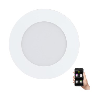 Eglo 900101 - LED Himmennettävä kylpyhuoneen upotettu valo FUEVA-Z  LED/5,4W/230V IP44 ZigBee