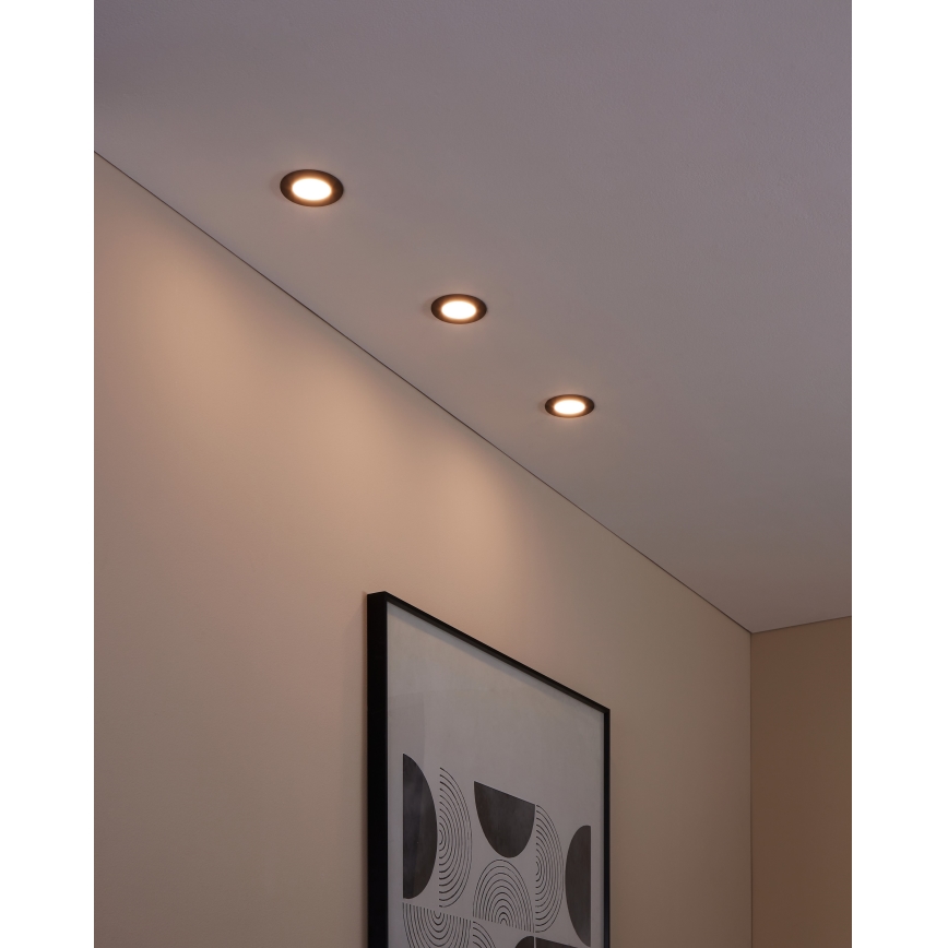 Eglo - ETTI  3x LED Himmennettävä kylpyhuonevalo FUEVA-Z  LED/2,8W/230V IP44