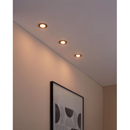Eglo - ETTI  3x LED Himmennettävä kylpyhuonevalo FUEVA-Z  LED/2,8W/230V IP44