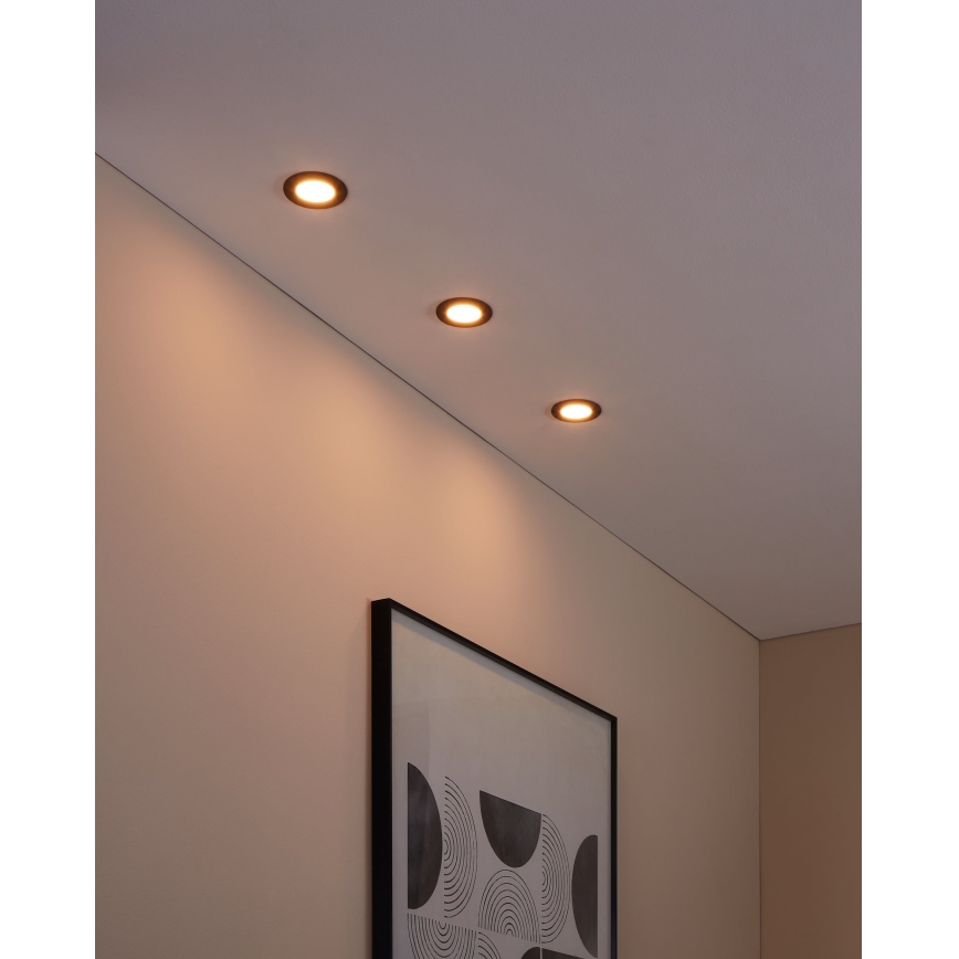 Eglo - ETTI  3x LED Himmennettävä kylpyhuonevalo FUEVA-Z  LED/2,8W/230V IP44