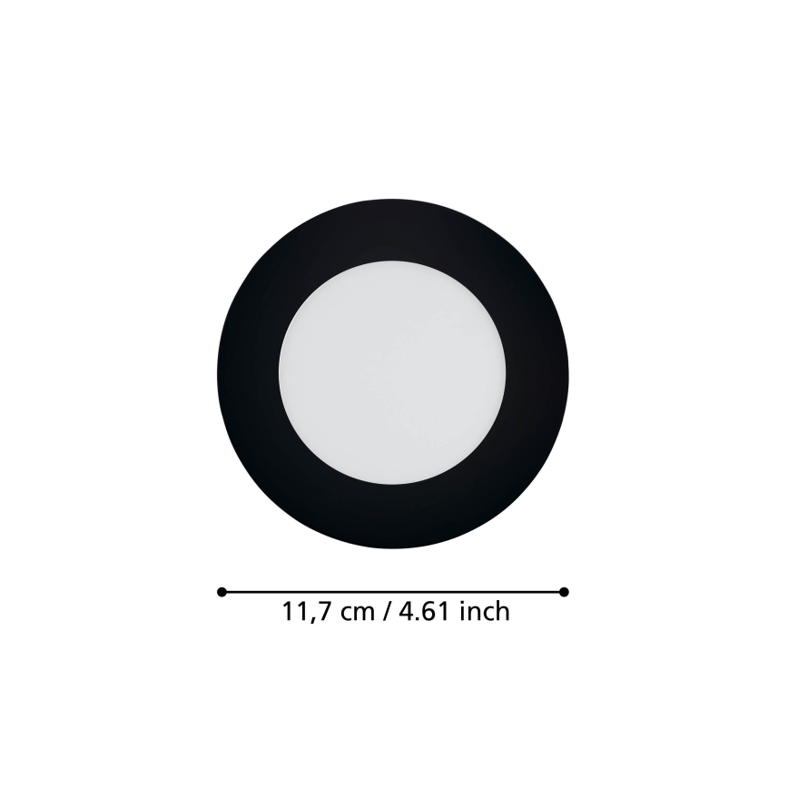 Eglo - LED Himmennettävä kylpyhuoneen upotettu valo LED/5,4W/230V IP44 ZigBee