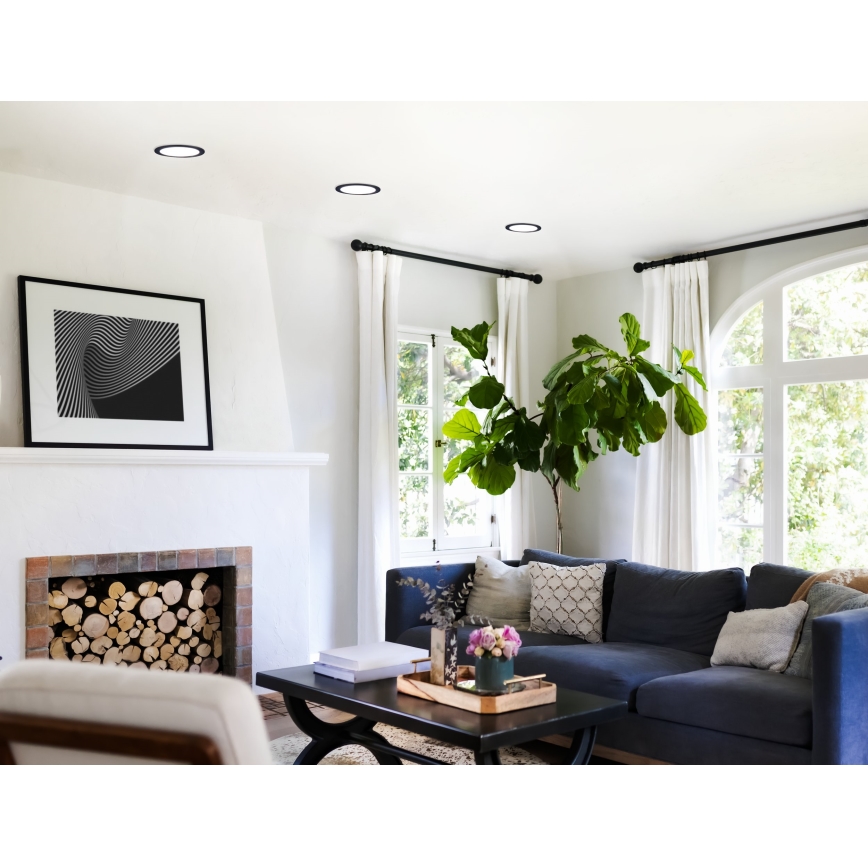 Eglo - LED Himmennettävä kylpyhuoneen upotettava kattovalo LED/10,5W/230V 2700-6500K IP44 ZigBee