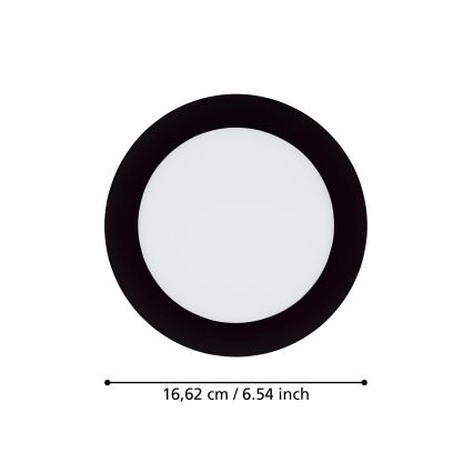 Eglo - LED Himmennettävä kylpyhuoneen upotettava kattovalo LED/10,5W/230V 2700-6500K IP44 ZigBee