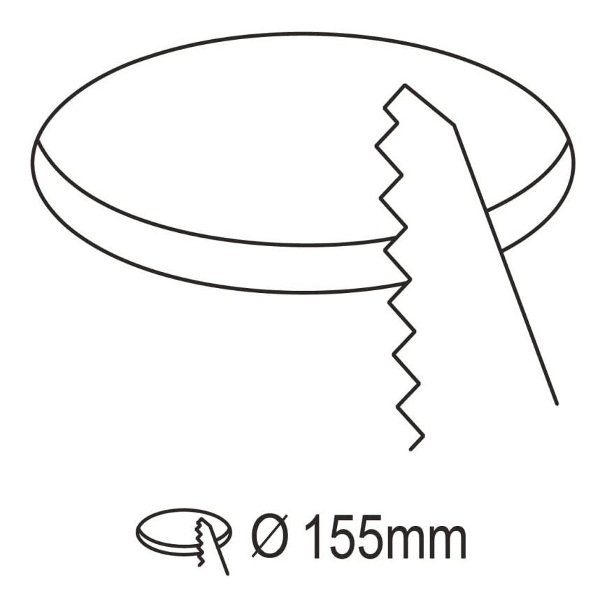 Eglo - LED Himmennettävä kylpyhuoneen upotettava kattovalo LED/10,5W/230V 2700-6500K IP44 ZigBee