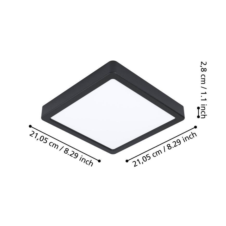 Eglo - LED Himmennettävä kylpyhuoneen valo LED/16,5W/230V IP44 ZigBee