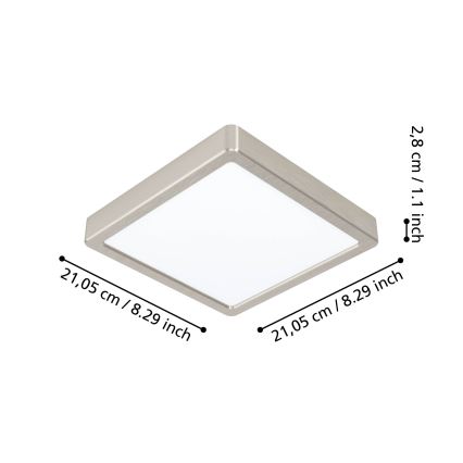 Eglo - LED Himmennettävä kylpyhuonevalo LED/16,5W/230V IP44 ZigBee