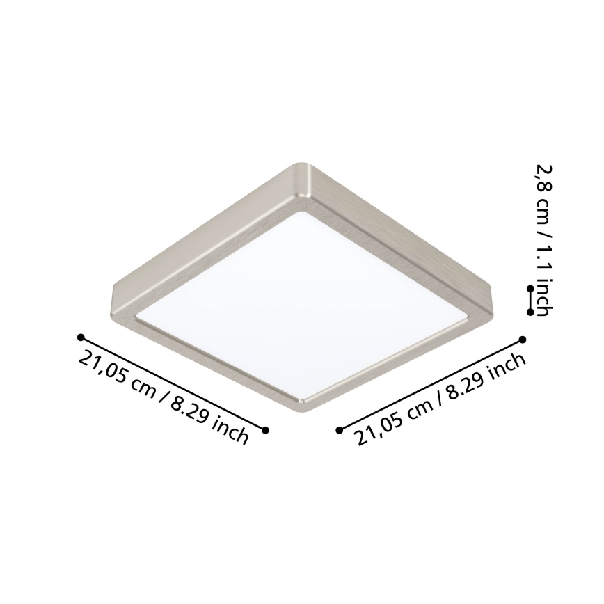 Eglo - LED Himmennettävä kylpyhuonevalo LED/16,5W/230V IP44 ZigBee