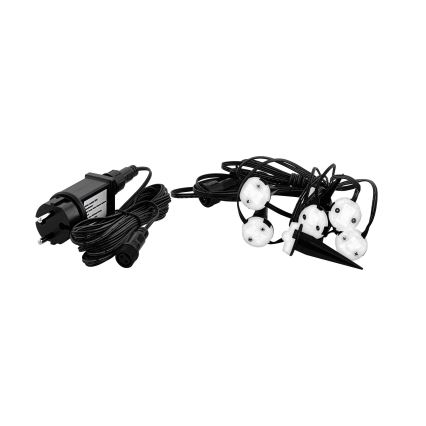 Eglo - LED ulkokäyttöön koristeellinen ketju SPINETOLI 6xLED IP65