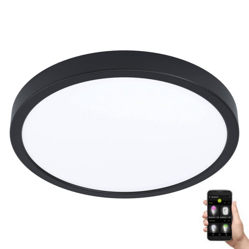 Eglo - LED Himmennettävä kylpyhuonevalaisin LED/19,5W/230V 2700-6500K IP44 musta