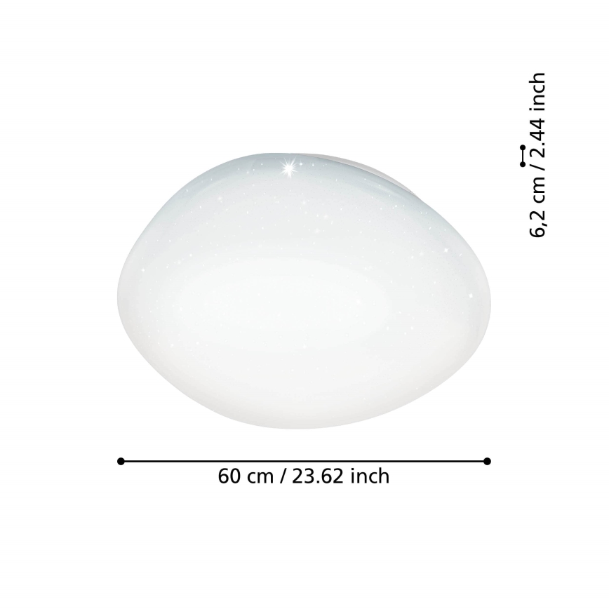 Eglo - LED RGBW Himmennettävä kattovalo LED/33W/230V ZigBee
