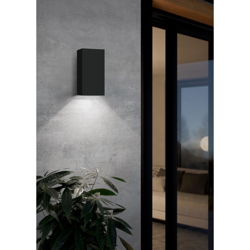 Eglo - LED RGB Himmennettävä ulkoseinävalaisin 2xGU10/5W/230V IP55 2700-6500K