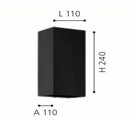 Eglo - LED RGB Himmennettävä ulkoseinävalaisin 2xGU10/5W/230V IP55 2700-6500K