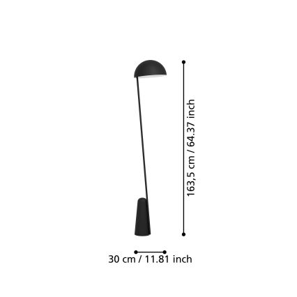 Eglo - Lattialamppu 1xE27/40W/230V