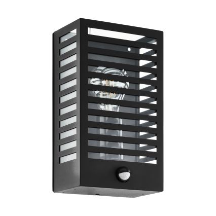 Eglo - Ulkoseinävalaisin anturilla 1xE27/60W/230V IP44