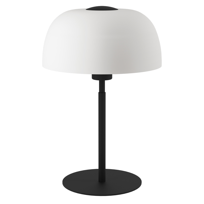 Eglo - Pöytävalaisin 1xE27/40W/230V musta/valkoinen