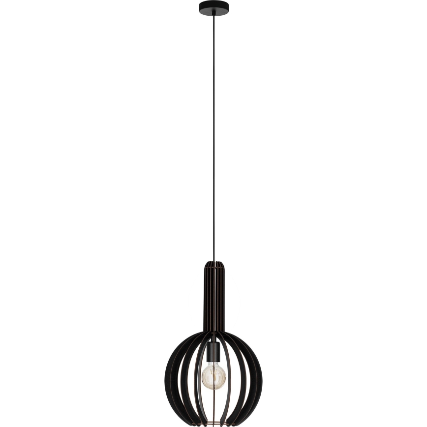 Eglo - Kattokruunu johdossa 1xE27/40W/230V d. 31 cm musta