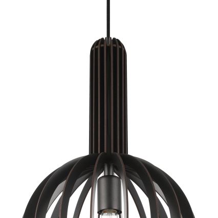Eglo - Kattokruunu johdossa 1xE27/40W/230V d. 31 cm musta
