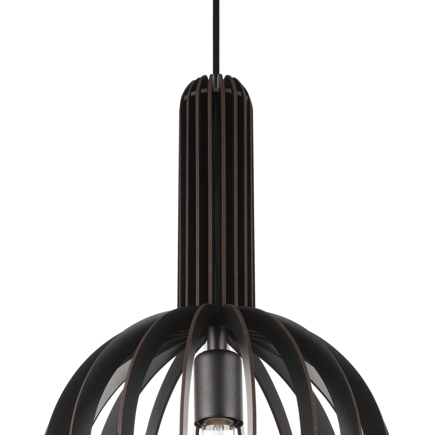 Eglo - Kattokruunu johdossa 1xE27/40W/230V d. 31 cm musta