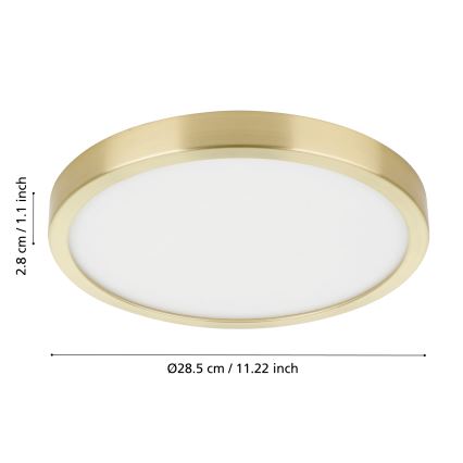 Eglo - LED-kattovalo LED/20,5W/230V d. 28,5 cm