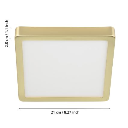 Eglo - LED-kattovalaisin LED/17W/230V