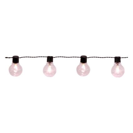 Eglo - LED Koristeketju ulkokäyttöön 16xLED/0,064W/24V IP44 musta