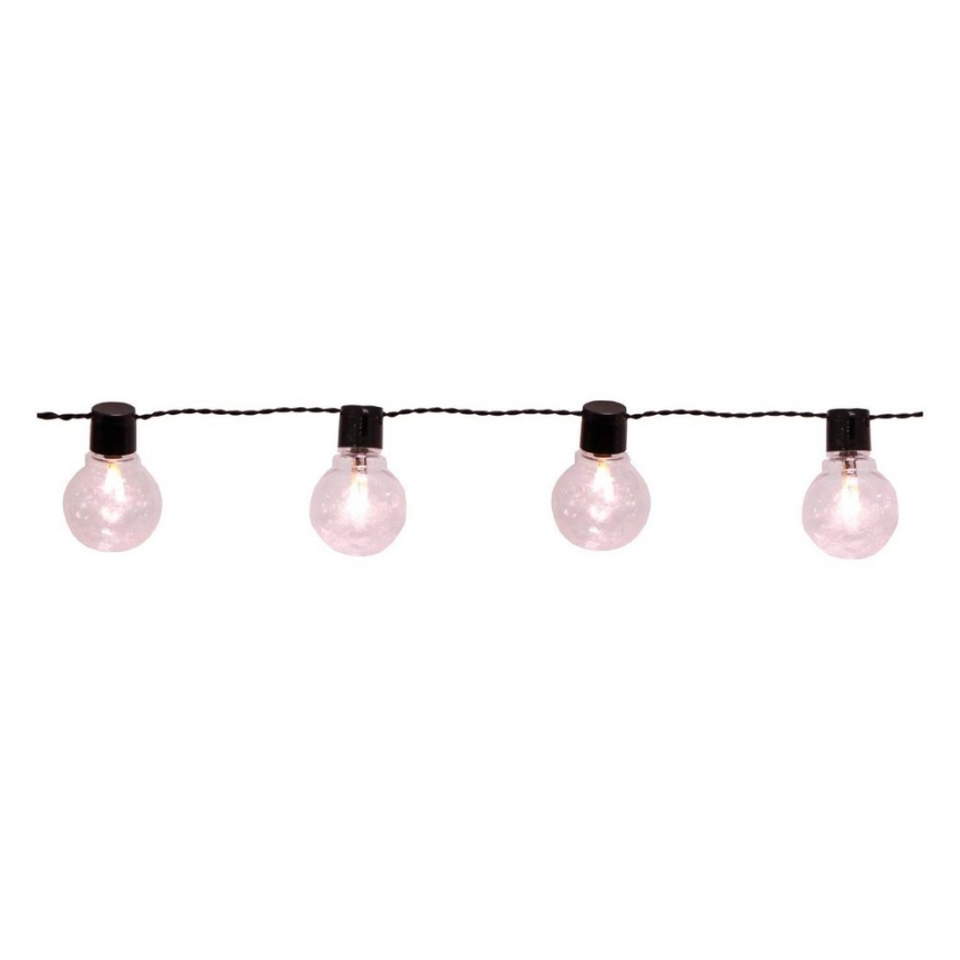 Eglo - LED Koristeketju ulkokäyttöön 16xLED/0,064W/24V IP44 musta