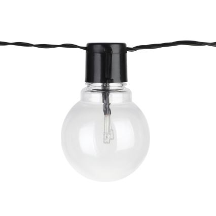 Eglo - LED Koristeketju ulkokäyttöön 16xLED/0,064W/24V IP44 musta