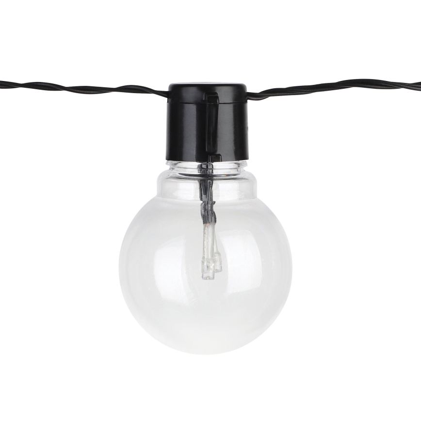 Eglo - LED Koristeketju ulkokäyttöön 16xLED/0,064W/24V IP44 musta