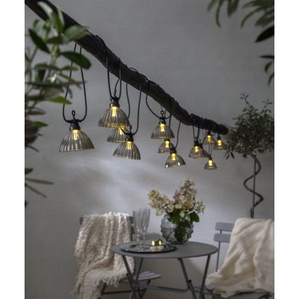 Eglo - LED ulkokäyttöön koristeellinen ketju 12xLED/0,066W/3,2V IP44