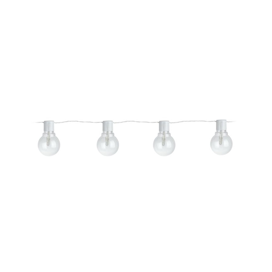 Eglo - LED ulkokäyttöön koristeketju 16xLED/0,064W/24V IP44 valkoinen