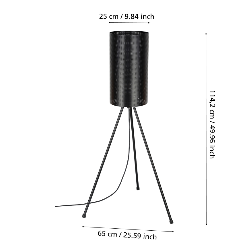 Eglo - Ulkolattiavalaisin 1xE27/40W/230V IP44
