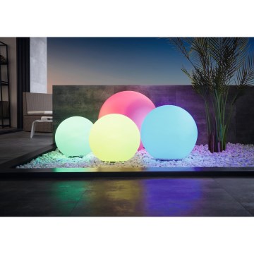 Eglo 900268 - LED RGB Himmennettävä ulkolamppu 1xE27/9W/230V 2700-6500K IP65 ø300