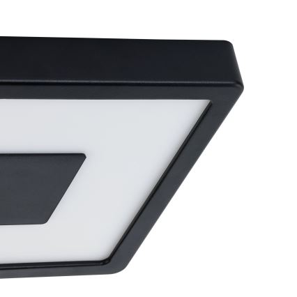 Eglo - LED Ulkokattovalo LED/17W/230V IP44 musta