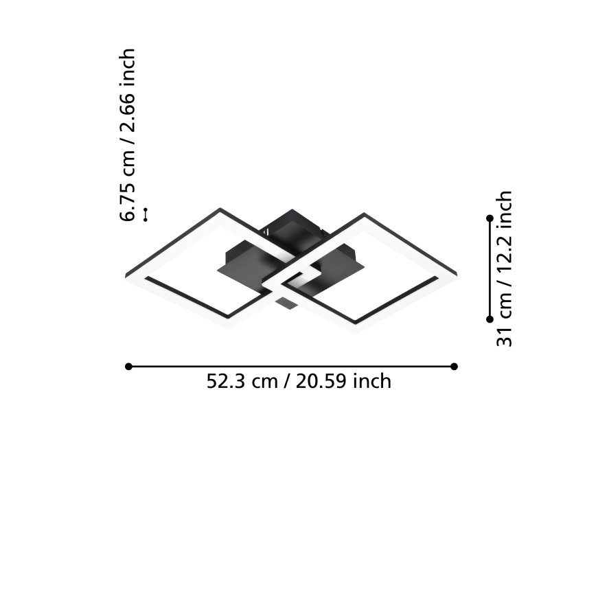 Himmennettävä LED-kattovalo PARANDAY-Z LED/21,5W/230V