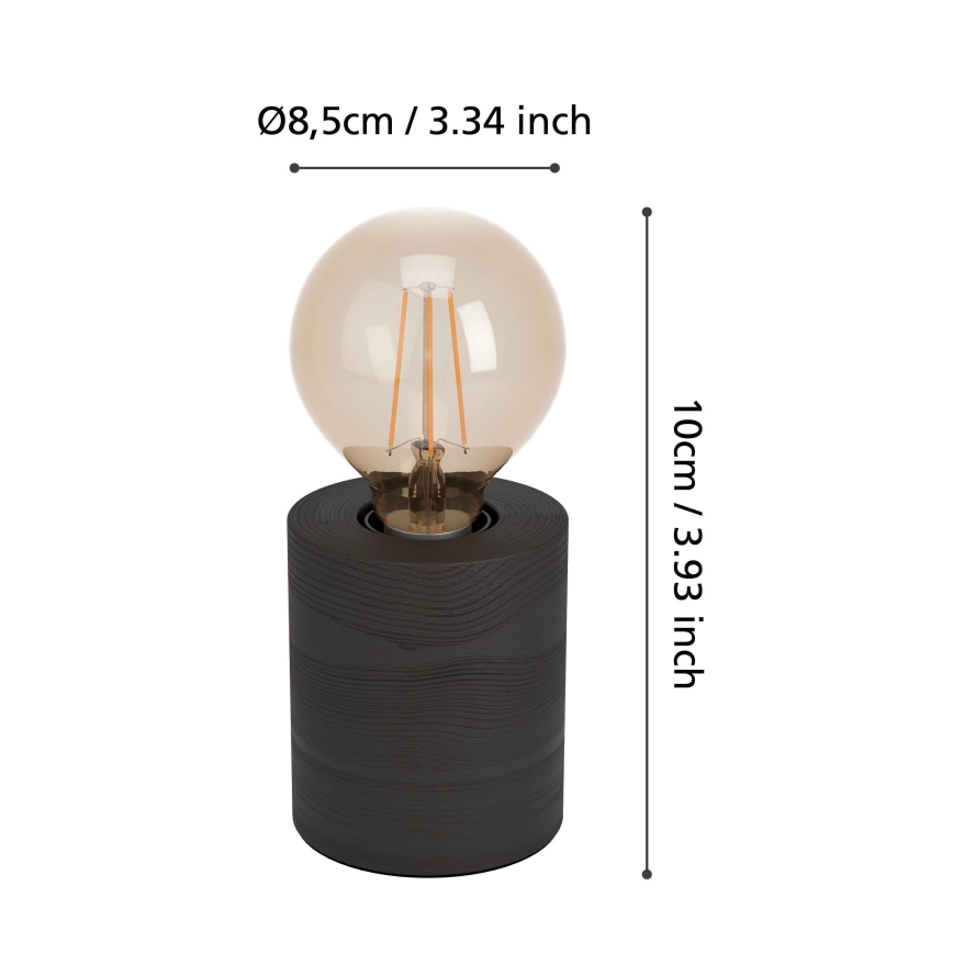 Eglo - Pöytävalaisin 1xE27/28W/230V