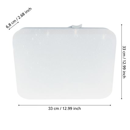 Eglo - LED Kylpyhuoneen kattovalo LED/14,6W/230V IP44