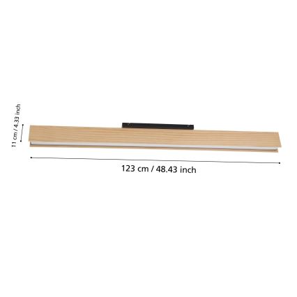 Eglo - LED RGBW Himmennettävä kattovalo LED/35W/230V 2700-6500K