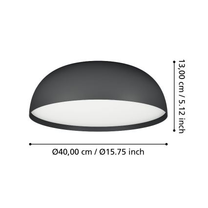 Eglo - LED RGBW Himmennettävä kattovalo 3xLED/7,5W/230V 2700-6500K halkaisija 40 cm