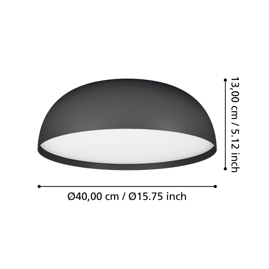 Eglo - LED RGBW Himmennettävä kattovalo 3xLED/7,5W/230V 2700-6500K halkaisija 40 cm