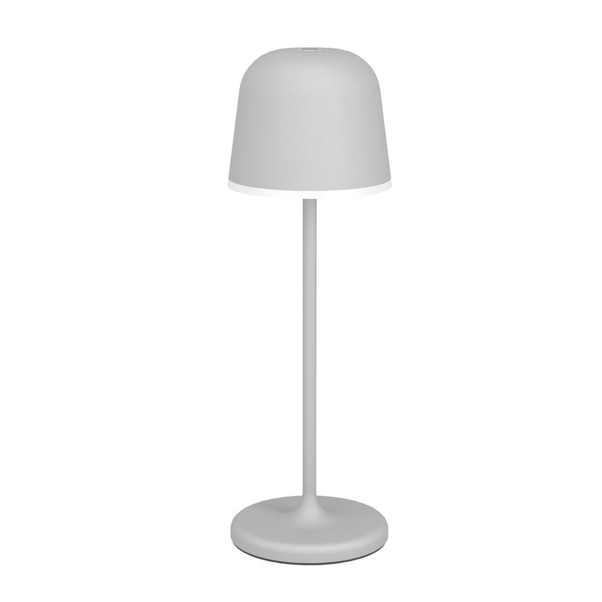 Eglo - LED Himmennettävä ulko rechargeable lamppu LED/2,2W/5V 1800 mAh harmaa IP54