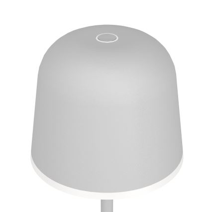 Eglo - LED Himmennettävä ulko rechargeable lamppu LED/2,2W/5V 1800 mAh harmaa IP54