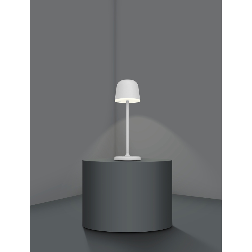 Eglo - LED Himmennettävä ulko rechargeable lamppu LED/2,2W/5V 1800 mAh harmaa IP54