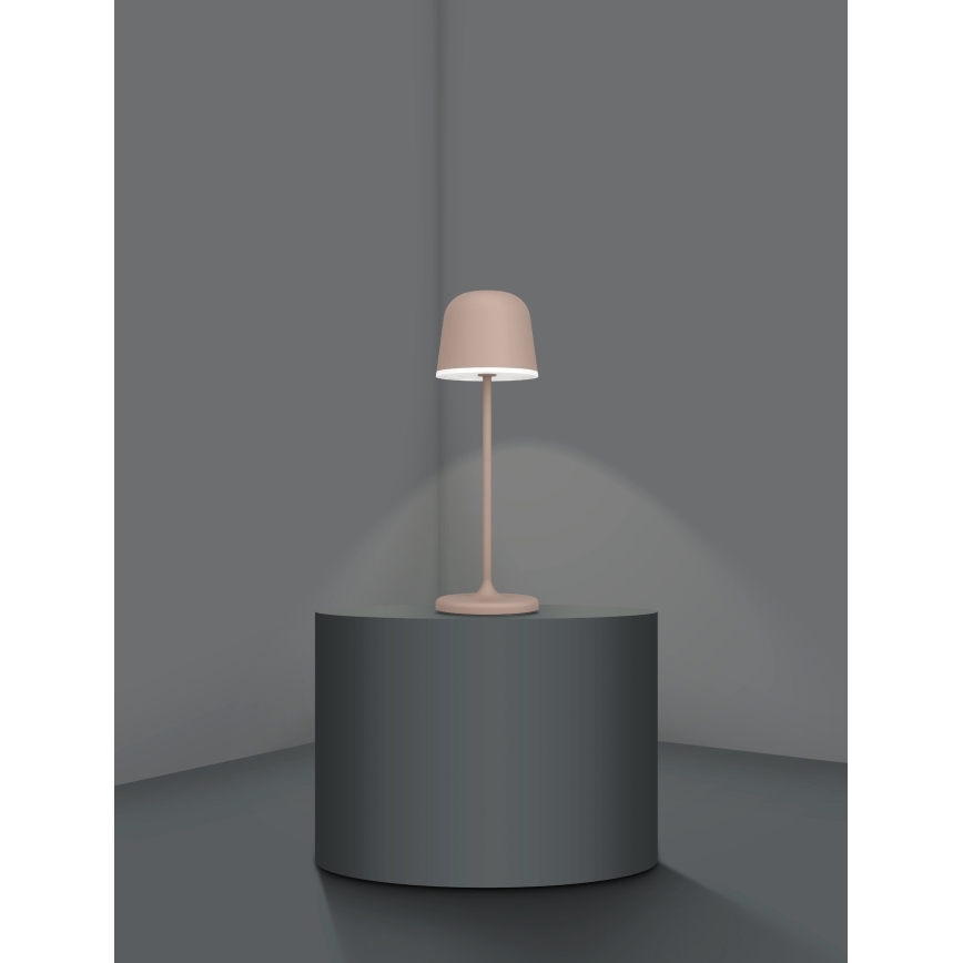 Eglo - LED Himmennettävä ulko rechargeable lamppu LED/2,2W/5V 1800mAh ruskea IP54