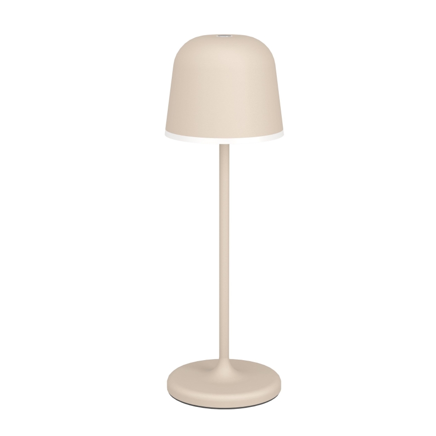 Eglo - LED Himmennettävä ulko rechargeable lamppu LED/2,2W/5V 1800mAh beige IP54