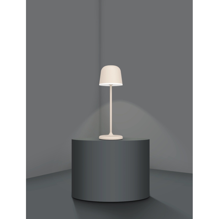 Eglo - LED Himmennettävä ulko rechargeable lamppu LED/2,2W/5V 1800mAh beige IP54