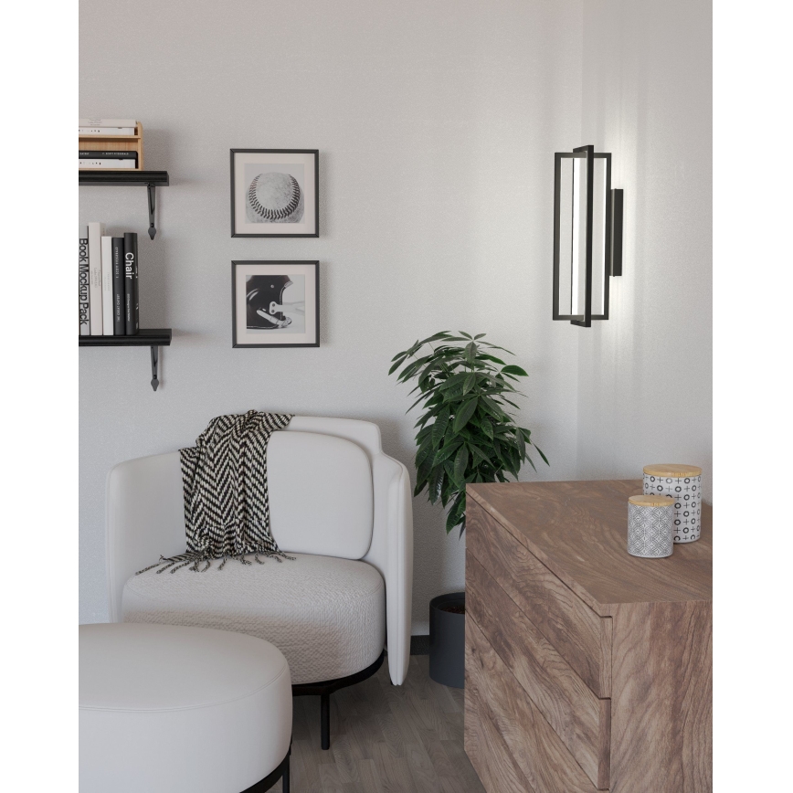 LED Himmennettävä seinävalaisin SIBERIA LED/15,5W/230V + kaukosäädin