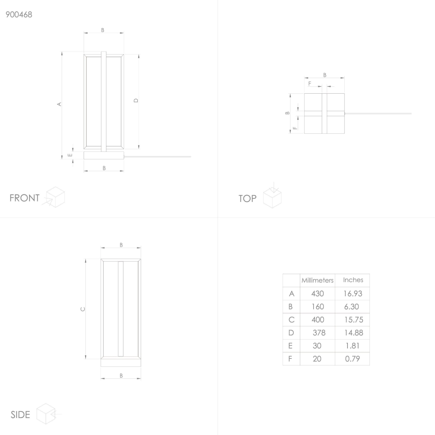 Eglo - LED Himmennettävä pöytävalaisin LED/15,5W/230V + kaukosäädin