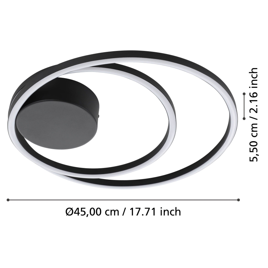 Eglo - LED-kattovalaisin LED/36W/230V